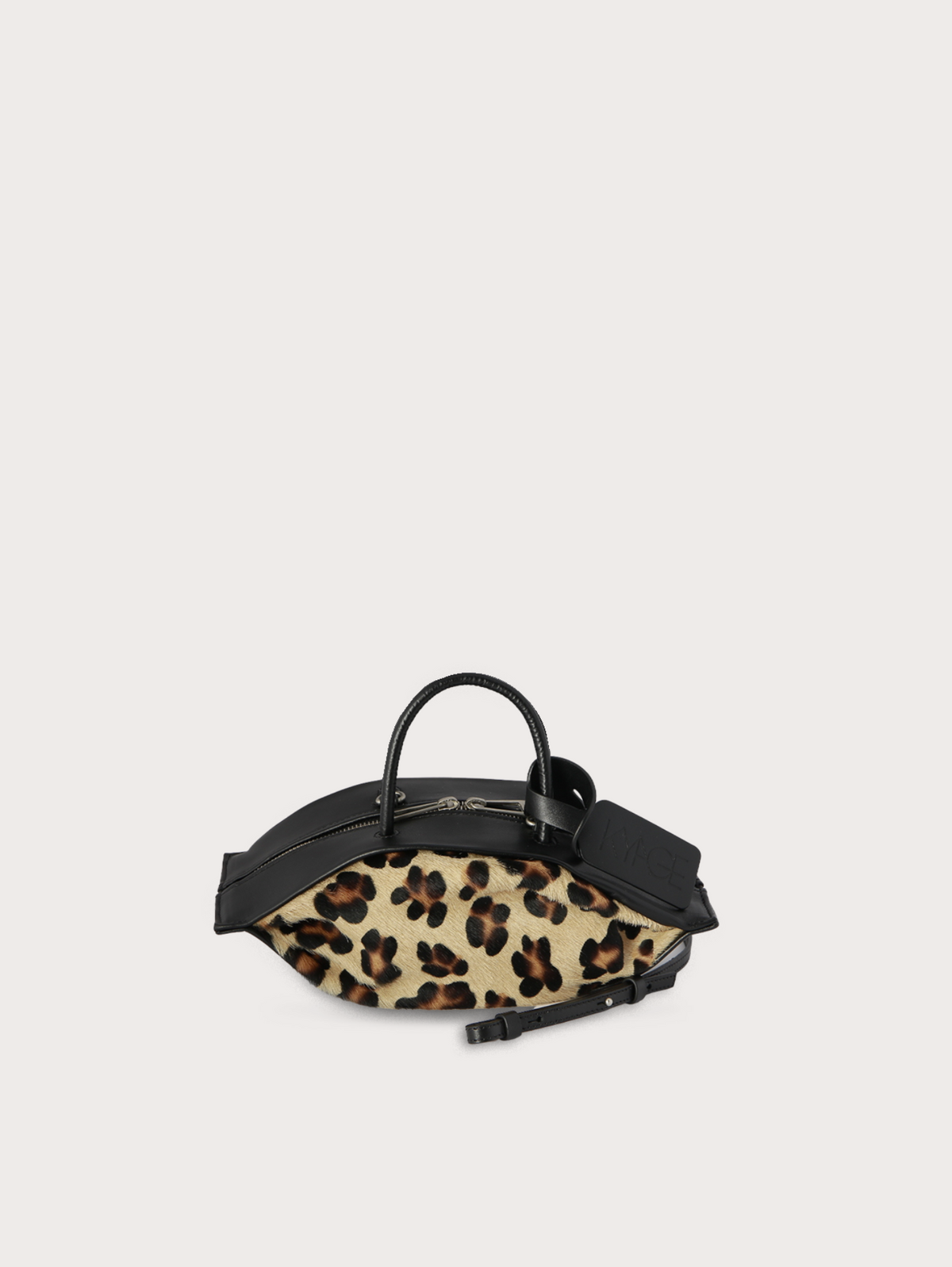 CHICCA MEDIUM - GENIUNE SMOOTH CALFSKIN LEATHER AND SUEDE