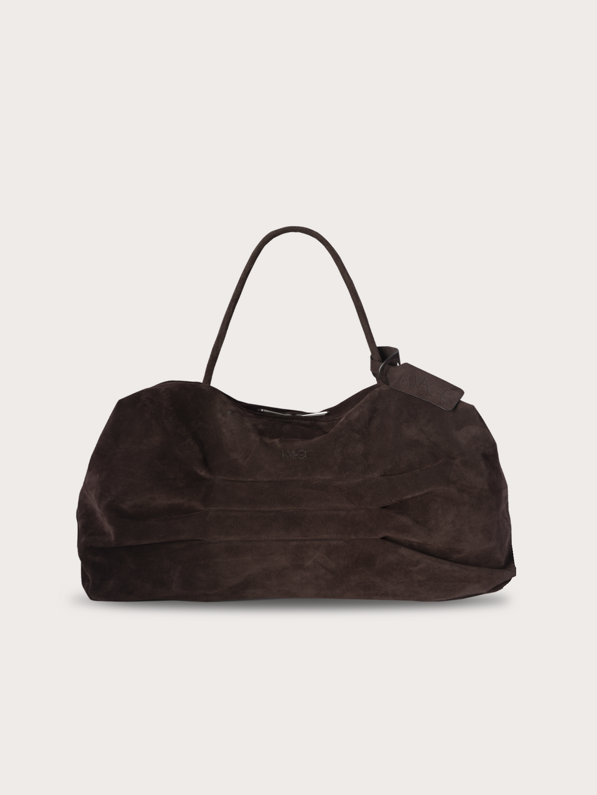 CHICCA MEDIUM - GENIUNE SMOOTH CALFSKIN LEATHER AND SUEDE